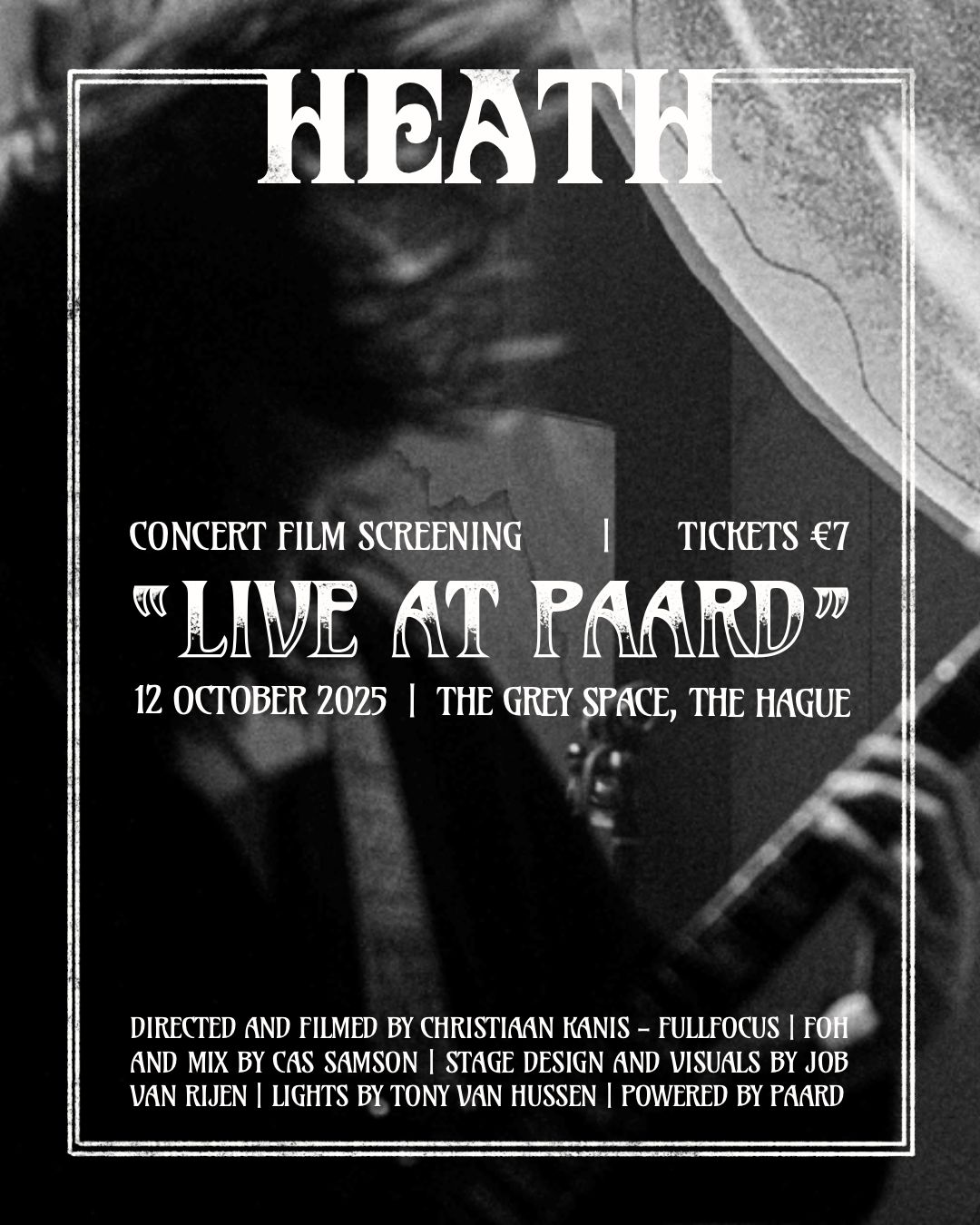 Screening Heath – Live at Paard